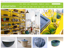 Tablet Screenshot of globaltable.com